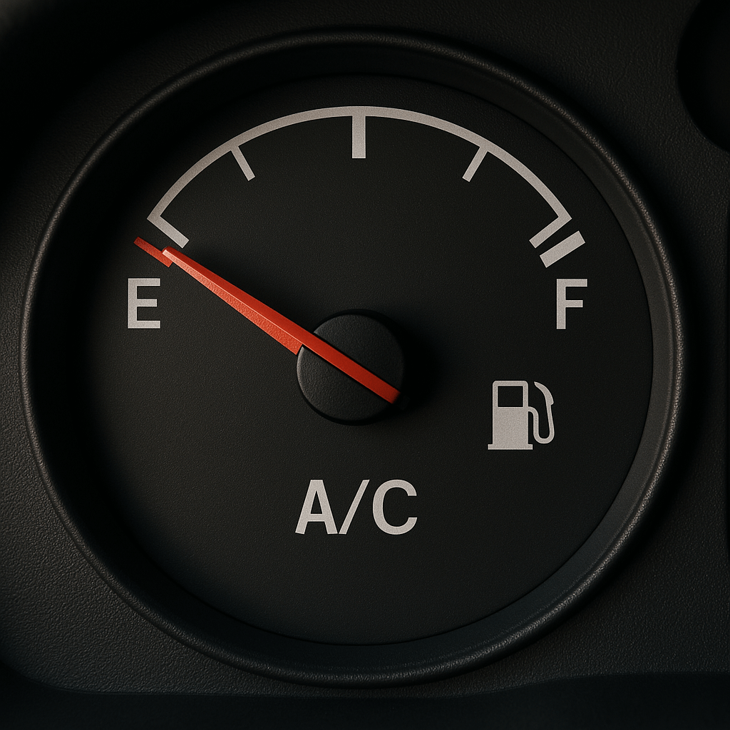 Fuel gauge dropping